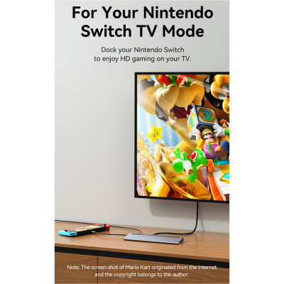 Концентратор Vention USB3.1 Type-C to HDMI/VGA/USB-C/USB3.0x3/RJ45/SD/TF/TRRS 3.5mm/PD 100W 11in1 (THTHC) Вінниця - фото 10