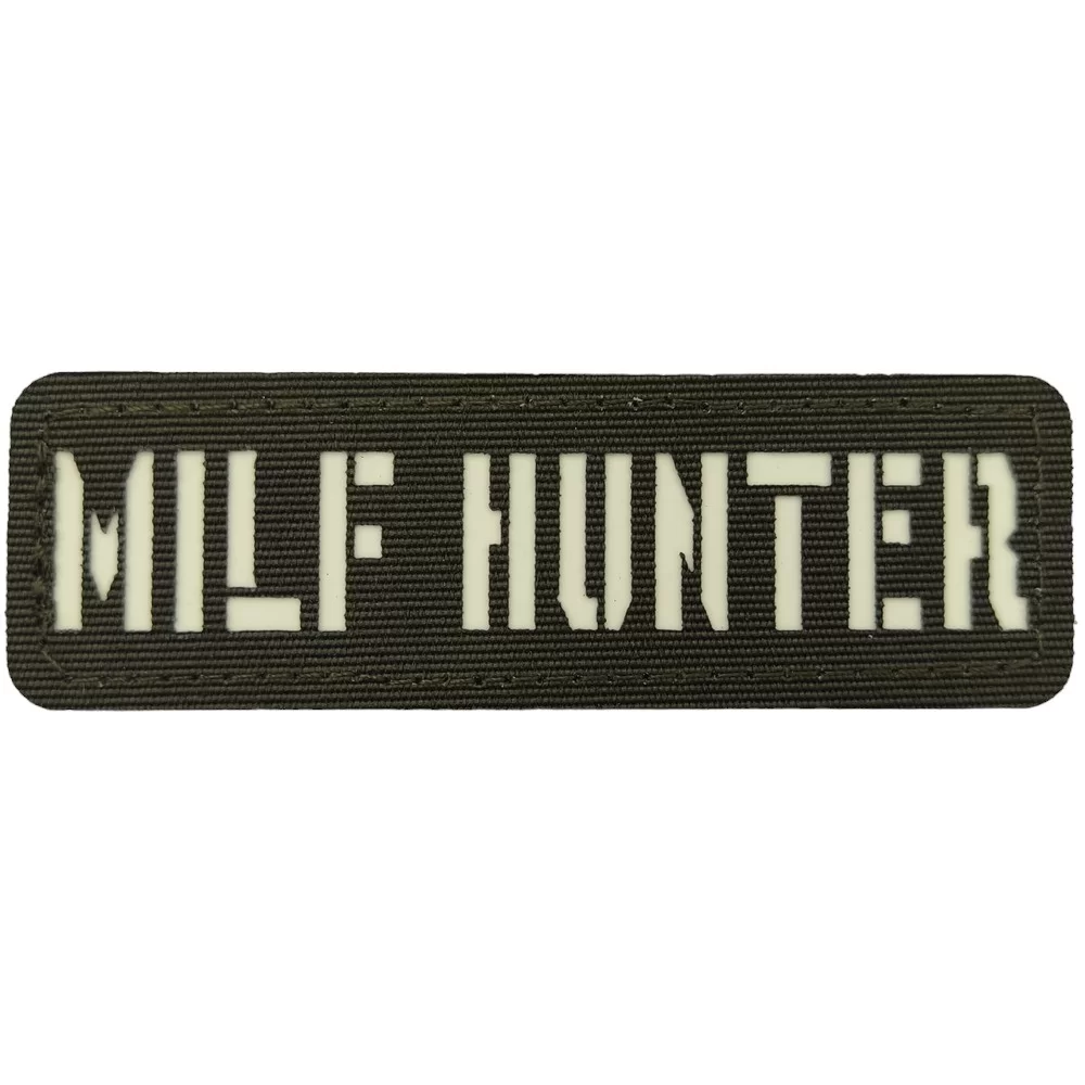 Патч / шеврон що світиться Milf Hunter Laser Cut хакі Запоріжжя - фото 1