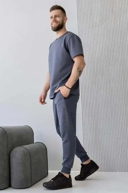 Штани джогери чоловічі TotalFit EM1 3XL, Синій Київ - фото 1