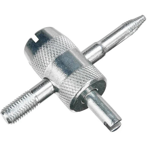 Ключ для ремонта клапанов шин ниппелей авто 4в1, нарезчик резьбы, металл Винница - изображение 2