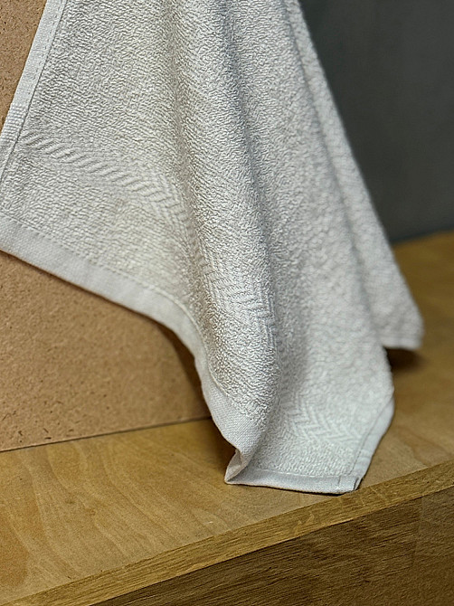 Ecotton Комплект рушників Ecotton 30х50 см махрові 6 шт. серветки для рук 380 г/м² молочний Київ - фото 2