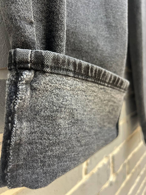 Джинсы женские Its Basic 4133-71 Baggy jeans свободные утепленные байка высокая посадка черные, черный, 38, 38, 82 см, 112 см Киев - изображение 19