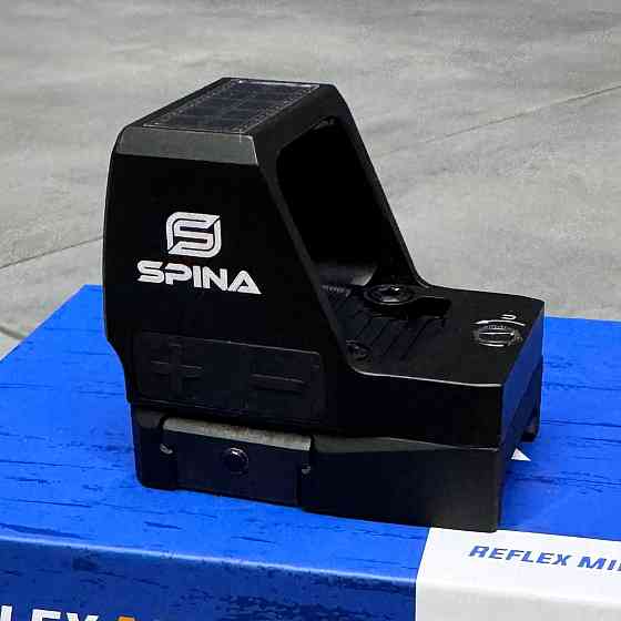 Прицел коллиматорный Spina Optics Scorner Pro 1x22x25 Tactical 3 MOA Solar Red Dot, IPX7 Solmir Киев