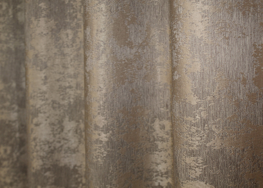 Комплект штор на люверсах VR-Textil Жакард Sultan XO № 1680ш 150х250 см 2 шт Темно-бежевий (37-0195) Київ - фото 8