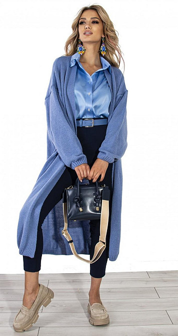 Свободный облегченный кардиган (50-54) Киев - изображение 1