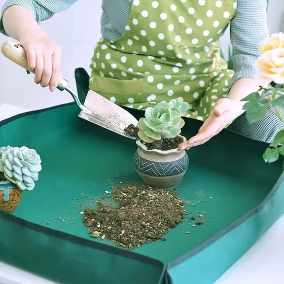 Портативний садової килимок для пересадки рослин | Водонепроникний складаний тканинний килимок для сукулентів Кам'янець-Подільський