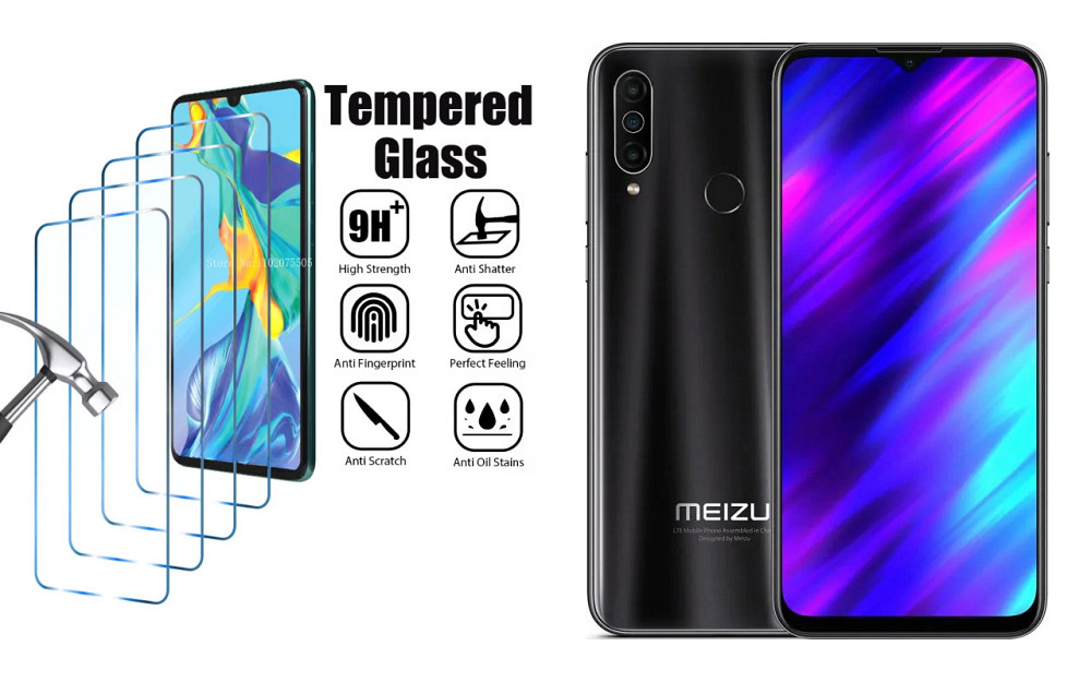 Захисне скло ArmorGlass для Meizu M10, Meizu M10S – стійке до подряпин та ударів Київ - фото 1
