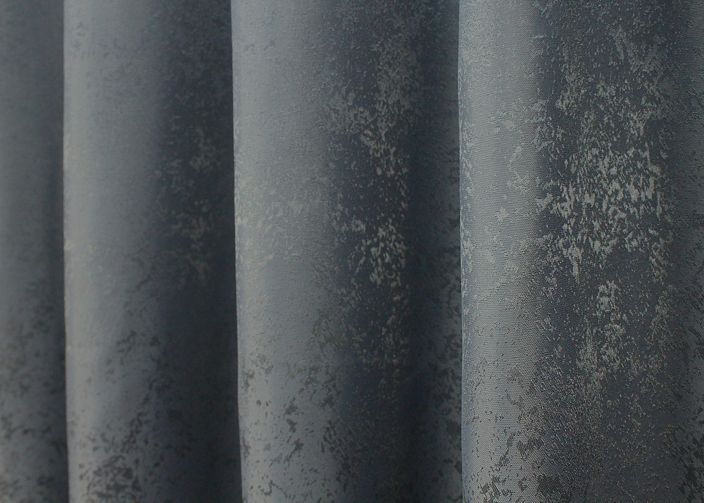 Комплект коротких штор VR-Textil Жакард Мармур Al1 № 1015ш Графітовий 130х170 см 2 шт (35-0208) Київ - фото 6