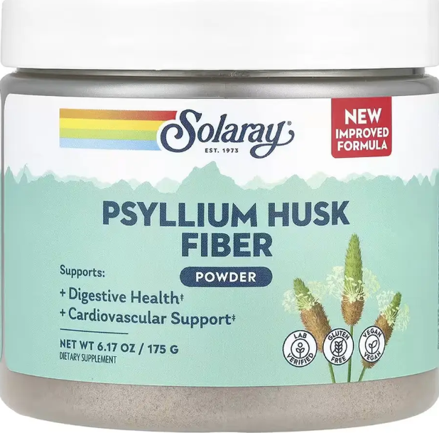 Порошок подорожника Solaray Psyllium Husk Fiber Powder 175г Київ - фото 1