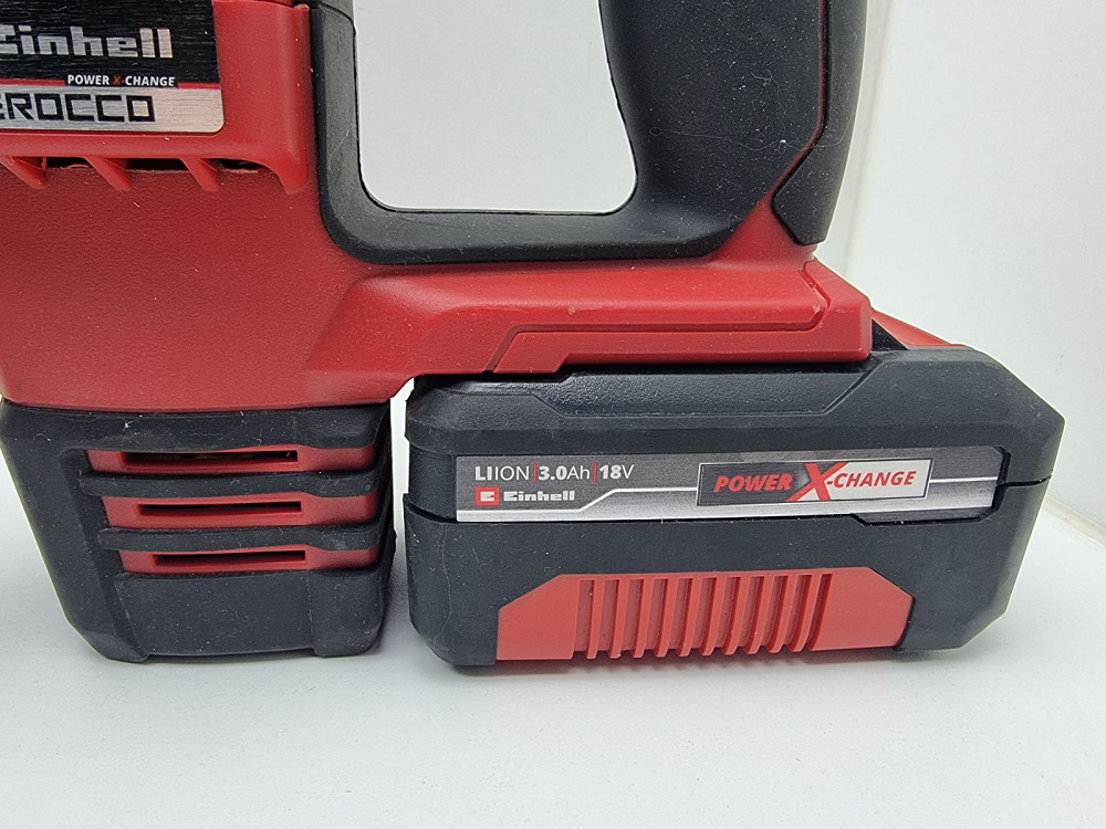 Перфоратор акумуляторний безщітковий Einhell HEROCCO 18/20 комплект перфораток, 1 акумулятор, зарядка (товар вживаний) Луцьк - фото 4