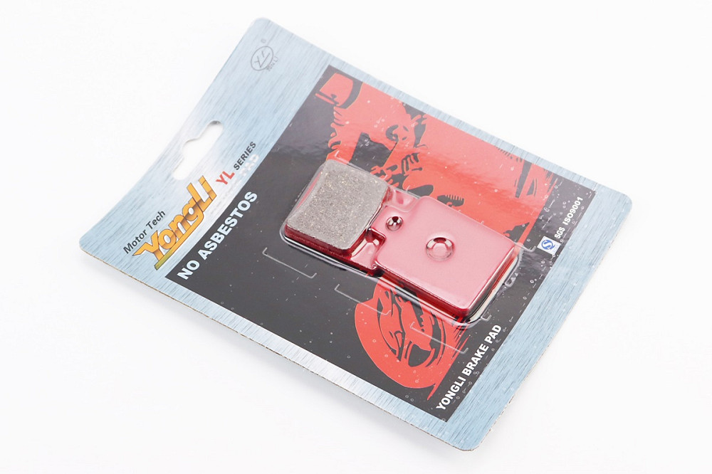 Гальмівні колодки дискові Peugeot; Gilera; ATV; PIAGGIO-Zip 50; NRG 50; Liberty 50; MP3 125/CPI-GTR 50/ VESPA-Vespa ET4; LXV 50, к-кт 2шт червоні Киев - изображение 1