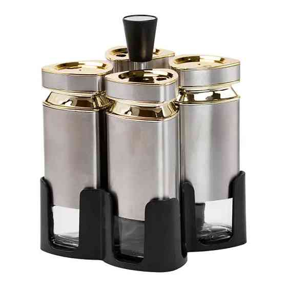 Набір для спецій 4 ємності по 120 мл на підставці HP1324 Київ