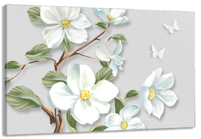 Картина холст в гостиную / спальню  Квіти      MLP_301 70x140 см Киев - изображение 1