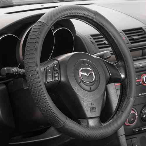 Чохол на кермо VLOD-HC15 чорний з боковими вставками, розмір L Харків