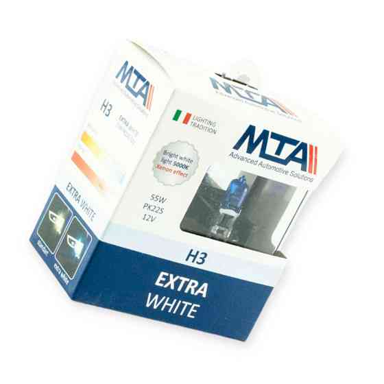 Автолампа 12V 55 W MTA Extra White (2шт) H3 Мукачево