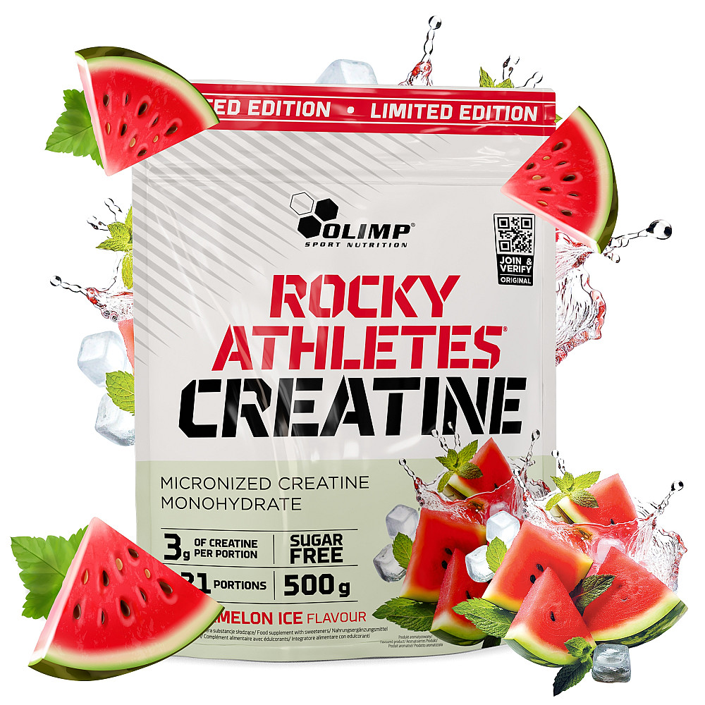 Креатин моногидрат Olimp Rocky Athletes Creatine 500 г, Watermelon Луцк - изображение 1