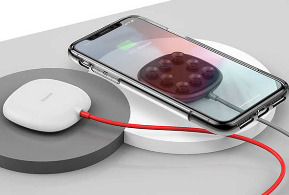 Бездротовий заряд Baseus Suction Cup Wireless Charger WXXP-02 (Білий) Миколаїв - фото 9