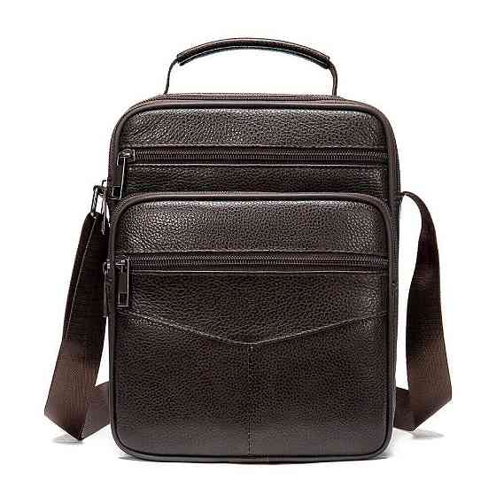 Мессенджер кожаный Коричневый (Vintage) Киев