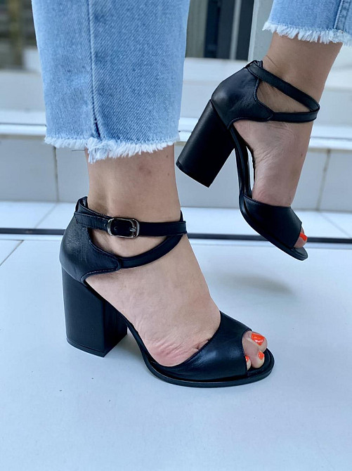 ARLEN Босоніжки жіночі ARLEN Бос-К-01/02 чорні (літо, шкіра натуральна) (3516) Коломыя - изображение 5