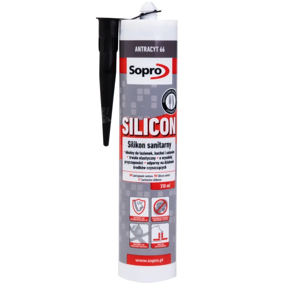 Силікон Sopro Silicon ANTRACYT №66 (антрацит) 310 мл Киев - изображение 2