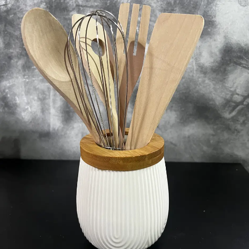 Набір кухонного приладдя з підставкою PJ03450 Interos Житомир - изображение 3