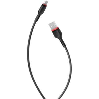 Дата кабель USB 2.0 AM to Micro 5P 1.0m 2.4A NB-P171 black XO (6920680873661) Винница
