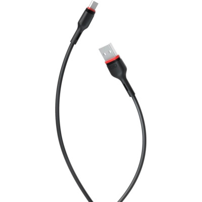 Дата кабель USB 2.0 AM to Micro 5P 1.0m 2.4A NB-P171 black XO (6920680873661) Винница - изображение 1