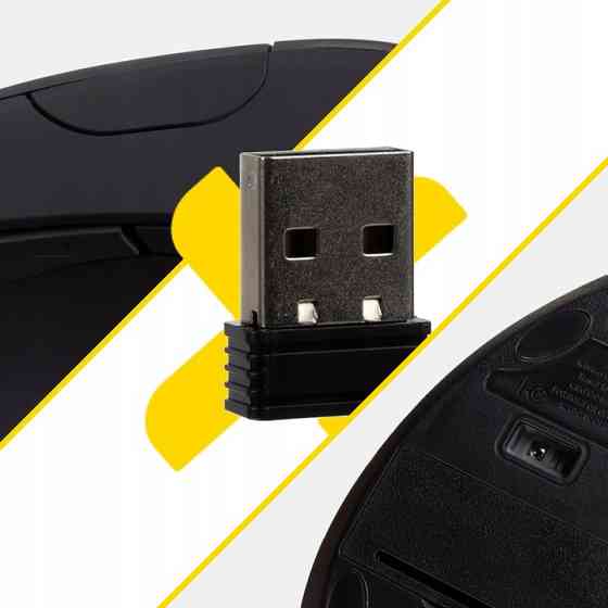 Беспроводная мышка вертикальная до 10 метром USB nano Izoxis (26628) Нововолынск