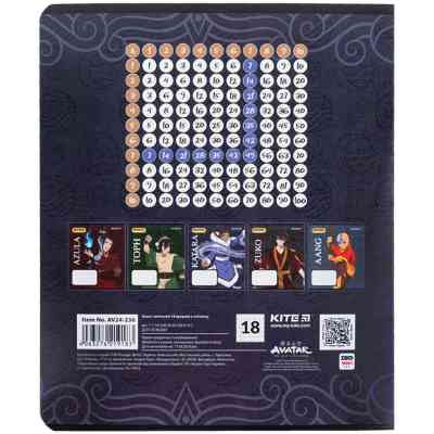Тетрадь Kite Avatar, 18 листов, клетка (AV24-236) Винница