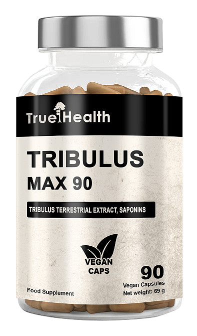 Стимулятор тестостерона True Health Tribulus Max 200mg 90 vegan caps Луцк - изображение 1