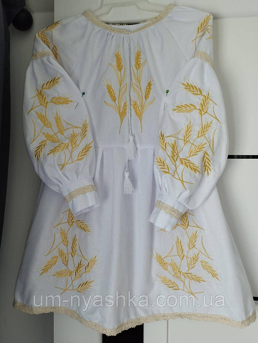 Дитяче вишите плаття з колосками Кривий Ріг - фото 5