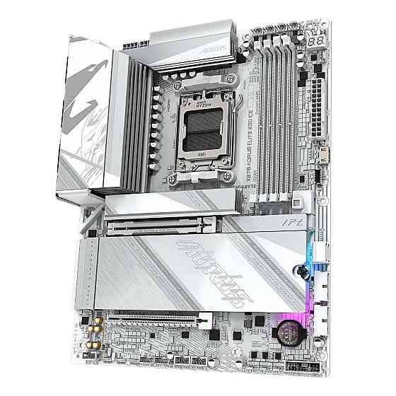 Материнська плата Gigabyte X870 Aorus Elite X3D Ice Socket AM5 ( 21358 ) Харків