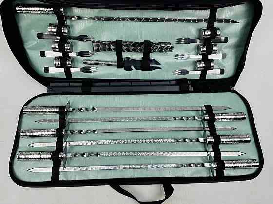 Подарунковий набір шампурів ПЛАНШЕТ No3 HAPPY DAYS Подарункові набори для шашлику Тернопіль