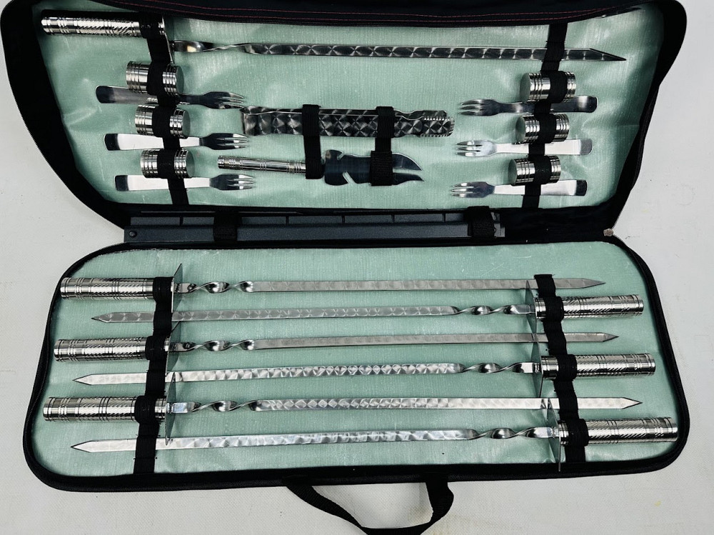 Подарунковий набір шампурів ПЛАНШЕТ No3 HAPPY DAYS Подарункові набори для шашлику Тернопіль - фото 3