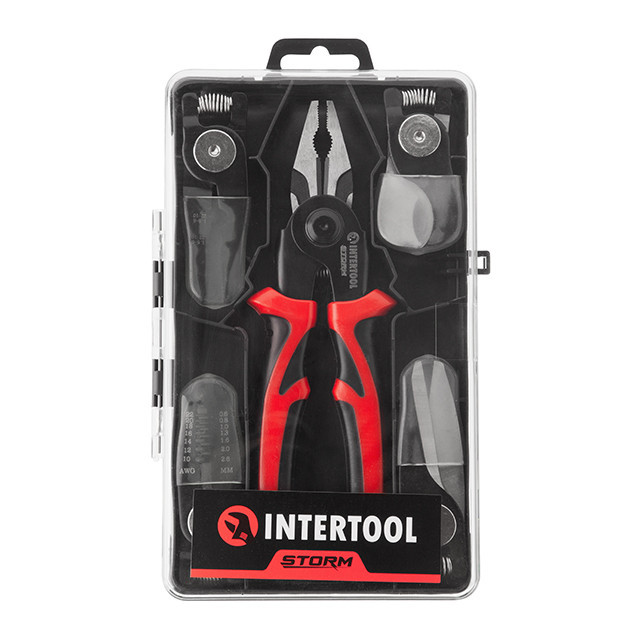 Плоскогубці багатофункціональні 5 в 1, змінні насадки, кейс, STORM INTERTOOL NT-0115 Київ - фото 4