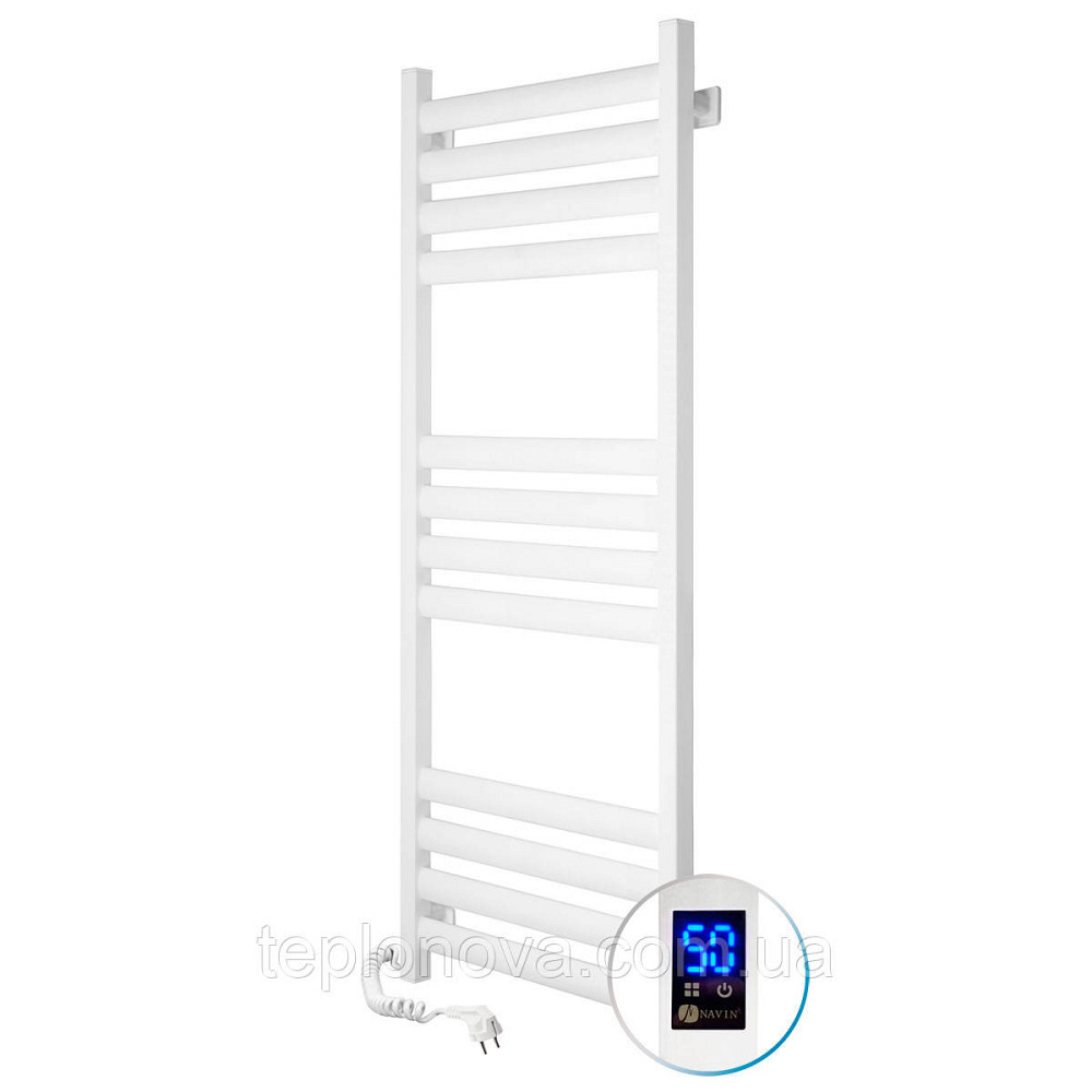 Сушарка для рушників Ellipse 500х1200 Sensor ліва з таймером, білий оксамит Чернівці - фото 1