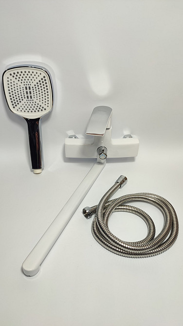 Смеситель для ванны MIXXUS MAGNUM 006 (EURO) WHITE-CHROME, белый Харьков - изображение 2