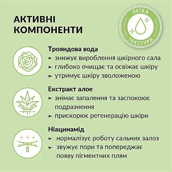 Тонер для обличчя матувальний Трояндова вода-Екстракт алое Tink 200 мл Вінниця