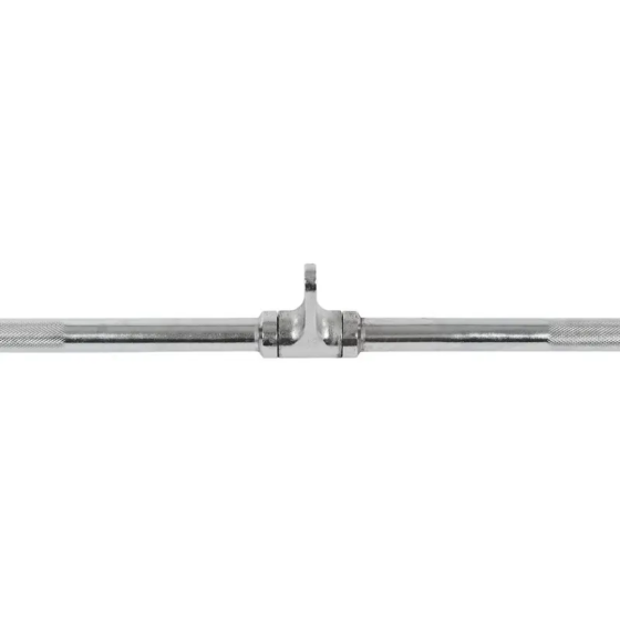 Ручка для верхньої тяги York Fitness 86см з паралельним хватом пряма, хром Киев