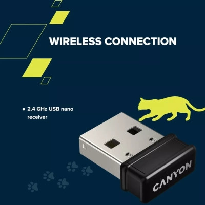 Комплект Canyon HSET-W6 Kitty Edition Wireless UA Blue (CNS-HSETW6BL) Винница - изображение 8