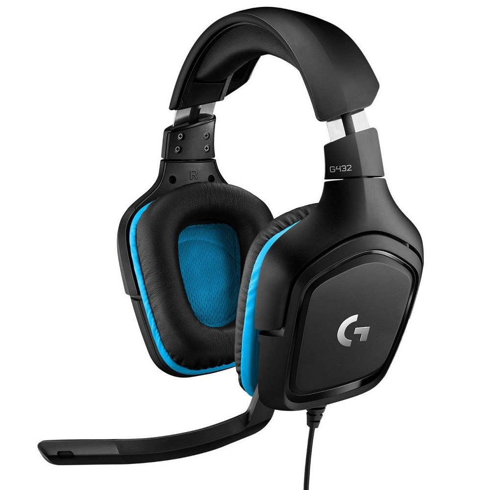 Гарнітура Logitech G432 Black (981-000770) чорний/синій Харьков - изображение 8