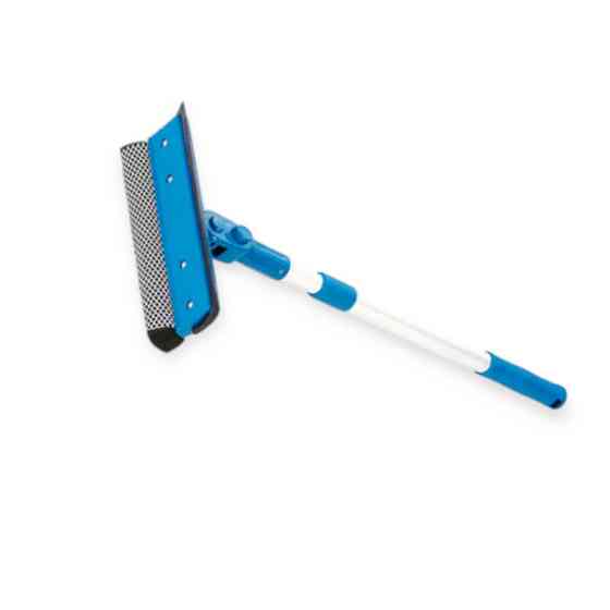 Стяжка з мочалкою 20х50-80 см гума, поворотна 360, телескоп. алюм. ручка 12 води Мукачево