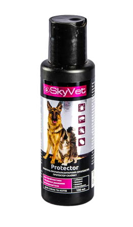 Шампунь Скайвет SkyVet для собак та кішок протипаразитарний з пропоксуром, 100 мл Вінниця