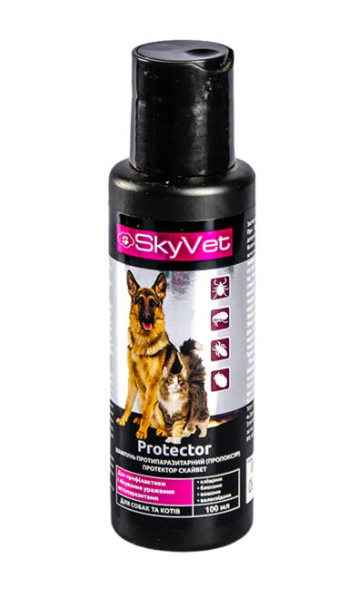 Шампунь Скайвет SkyVet для собак та кішок протипаразитарний з пропоксуром, 100 мл Вінниця - фото 1