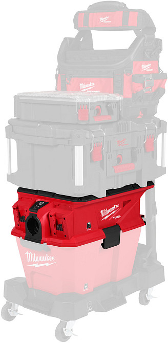 Пилосос акумуляторний NEXUS PACKOUT MILWAUKEE M18 F2VC23LG2-0, 26л L-класс з насадками Одеса - фото 5