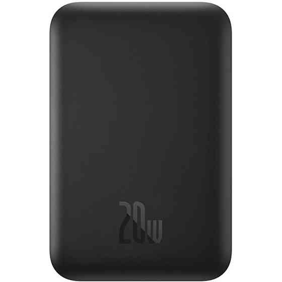 УМБ Baseus Magnetic Wireless Mini Air 6000mAh 20W PD,QC, USB-C In/Out, Qi-15W Black Винница