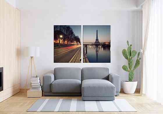 Модульная картина в гостиную / спальню  Франція Париж TLV-2_036 Київ