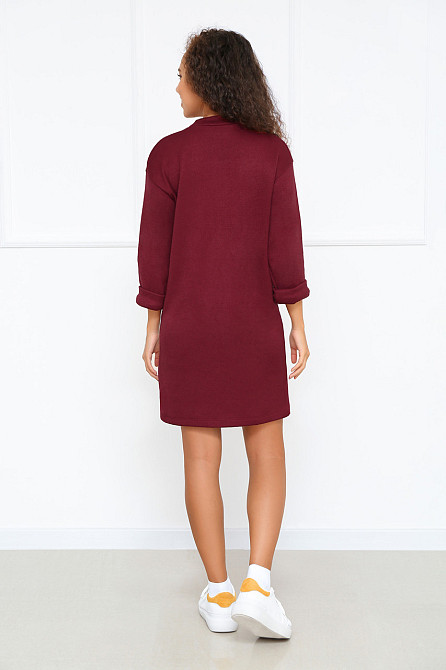 Теплое платье из двухсторонней ангоры 