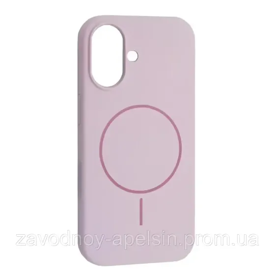 IPhone 17 Чохол силіконовий мікрофібра Магсейф (ліловий) Одеса