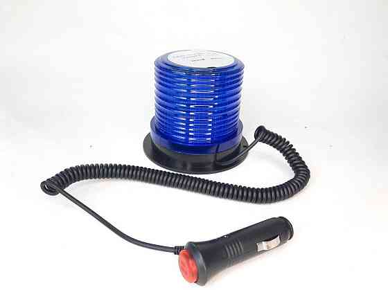 Мигалка світлодіодна 117*87.5*103 12-24V 30LED синя з перекл. вкл/викл Вінниця